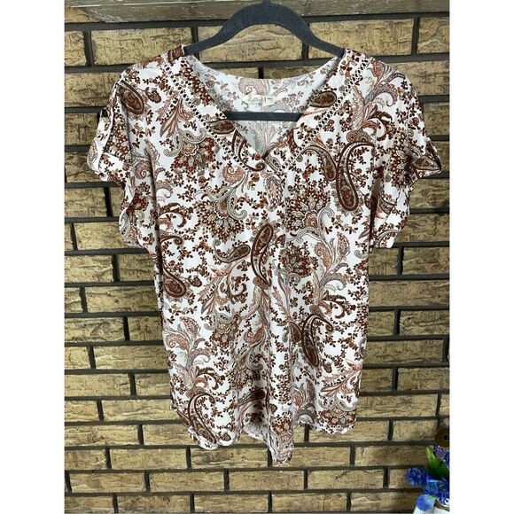 Flower and feather blouse medium - Picture 5 of 5